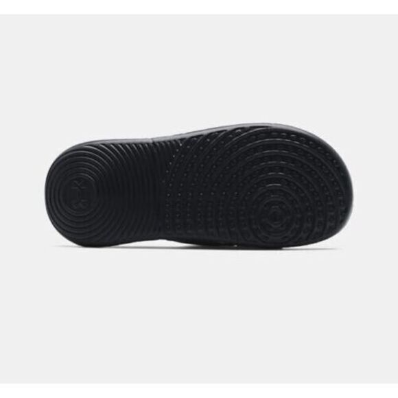 Under Armour 3025404 001 Women's Sz 8 Black UA Ansa Studio Graphic Slides - Picture 4 of 4